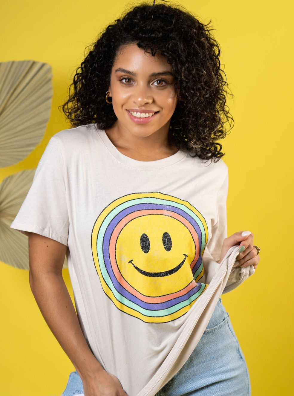 Franela Happy Face multicolor